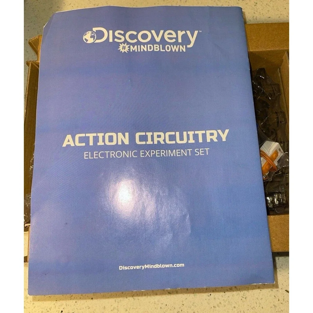 Discovery #MINDBLOWN Action Circuitry Electronic STEM Science Kit 6 Projects‎